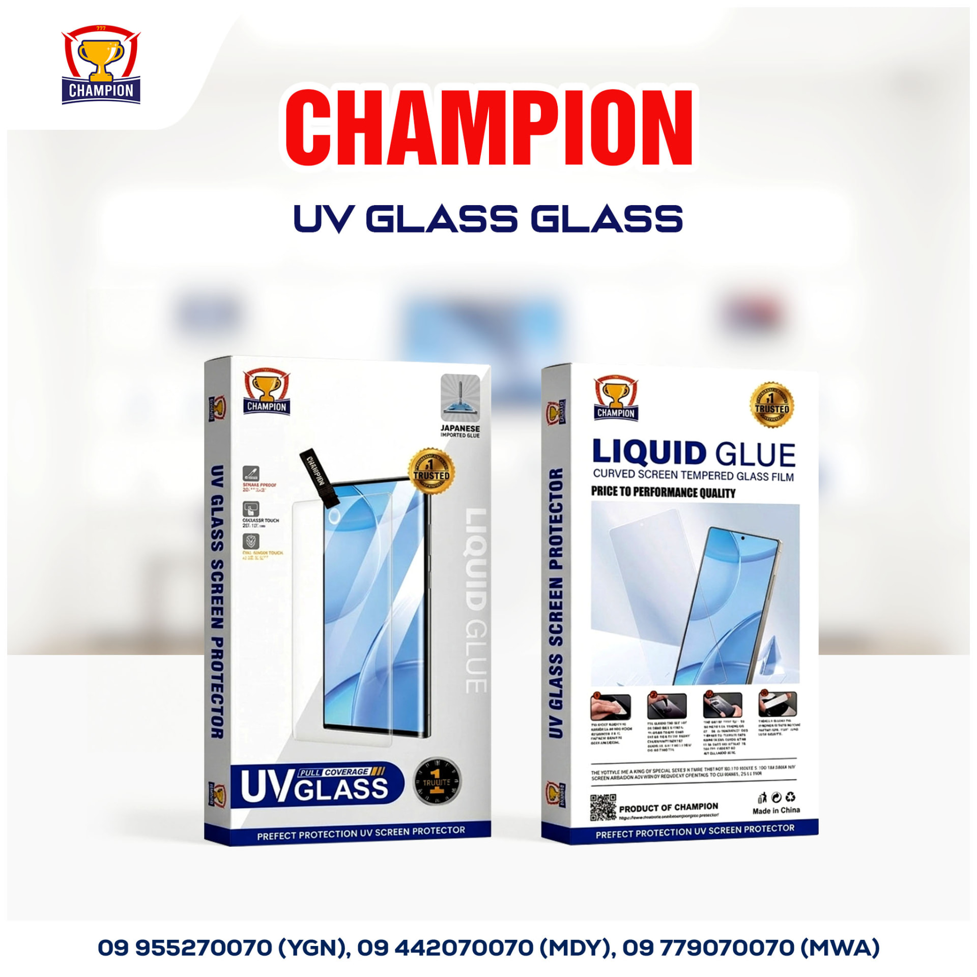 CHAMPION UV Glass / Liquid Glue